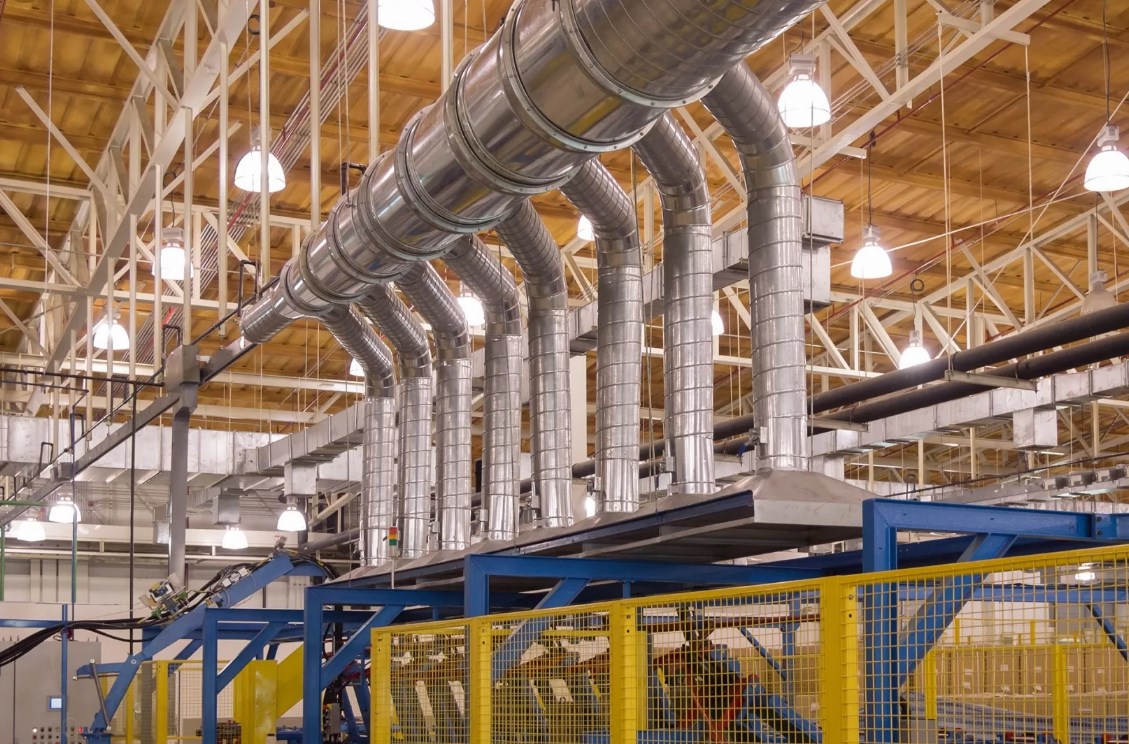 Системы вентиляции промышленных и производственных зданий
