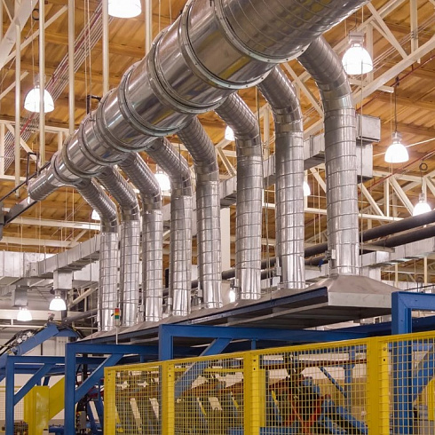 Системы вентиляции промышленных и производственных зданий